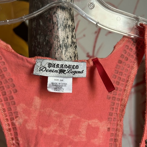 Y2K Parasuco Pink Studded Women's Tank Top Small - Picture 14 of 16